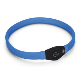 Obojek USB Visio Light LED nabíjecí 65cm modrý KAR