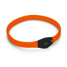 Obojek USB Visio Light LED nabíjecí 65cm oranžový KAR