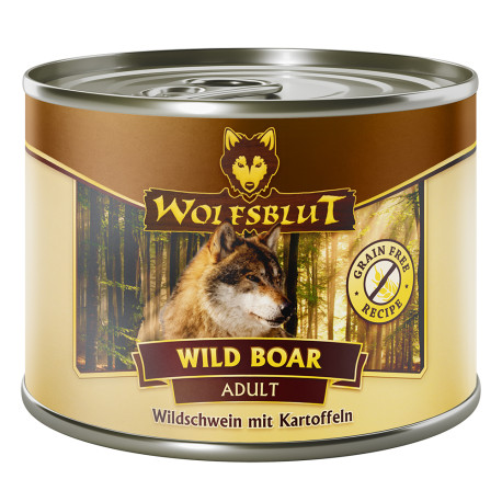 Wolfsblut Dog Adult Wild Boar konz. 200g
