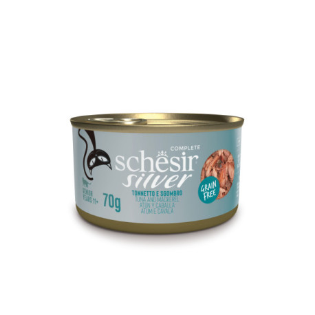 Schesir Cat konz. Senior Wholefood tuňák/makrela 70g