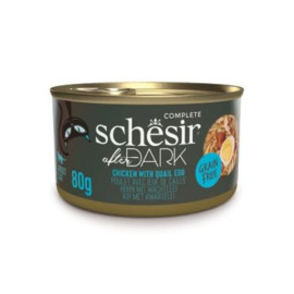 Schesir Cat konz. After Dark Paté kuře/vejce 80g