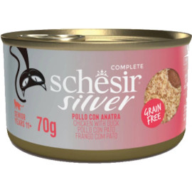 Schesir Cat konz. Senior Wholefood kuře/kachna 70g