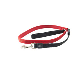 Vodítko BUSTER Neoprene Bungee S/M 120cm/20mm červené