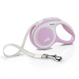 Vodítko FLEXI Comfort XS pásek 3m/12kg růžová NEW