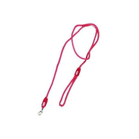 Vodítko BUSTER Reflective lanové 180cm/13mm růžové
