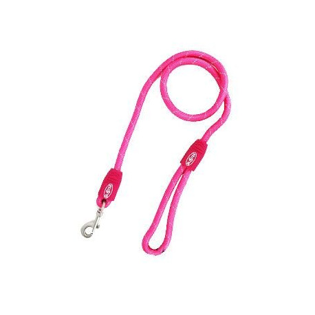 Vodítko BUSTER Reflective lanové 120cm/13mm růžové
