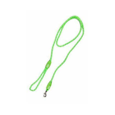 Vodítko BUSTER Reflective lanové 180cm/13mm limetkové
