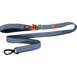 Vodítko pes BIVOUAK nastavitelné 25mm/1,15-2m modráZol
