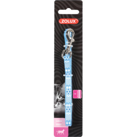 Vodítko kočka ETHNIC nylon modré 1m Zolux