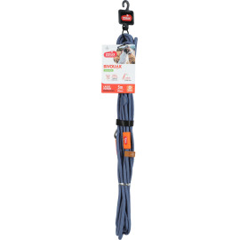 Vodítko pes BIVOUAK provazové 6mm/5m modrá Zolux
