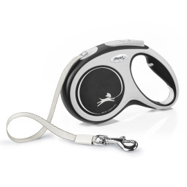 Vodítko FLEXI Comfort New M pásek 5m/25kg černá