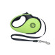 Vodítko samonavíjecí 15kg/5m zeleno/černá Kiwi