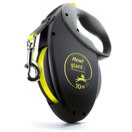 Vodítko FLEXI Giant Professional L pásek 10m/50kg neon