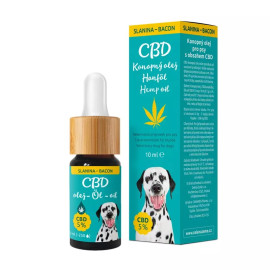 CBD olej pro psy 5%, příchuť slanina 10ml