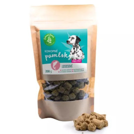 Konopné pamlsky pro psy lososové 200g