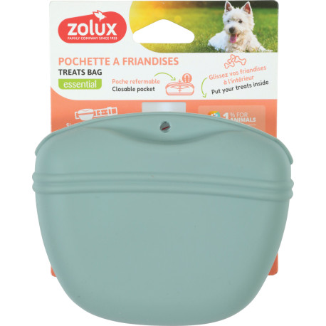 Kapsička na pamlsky SILIKON tyrkysová Zolux