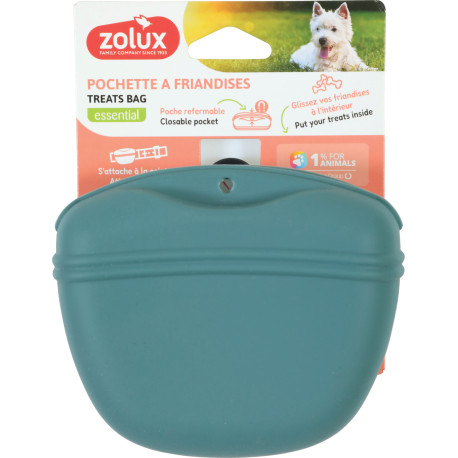 Kapsička na pamlsky SILIKON modrá Zolux