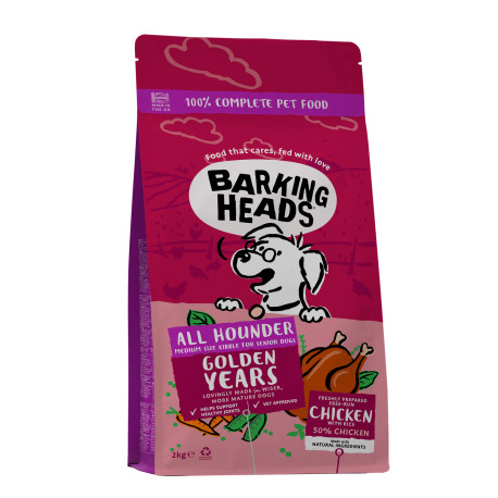 BARKING HEADS All Hounder Golden Years Chicken 2kg