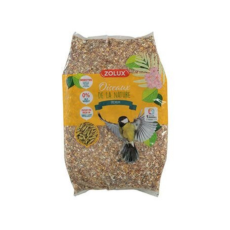 Krmivo pro venk. ptáky Premium Mix 3 4kg Zolux