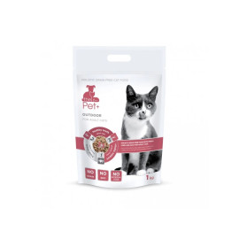 Kompletní krmivo pro kočky Pet+ 3v1 OUTDOOR 1kg