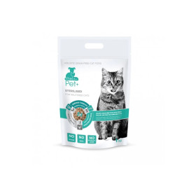 Krmivo Pet+ 3v1 kočka STERILISED 1kg