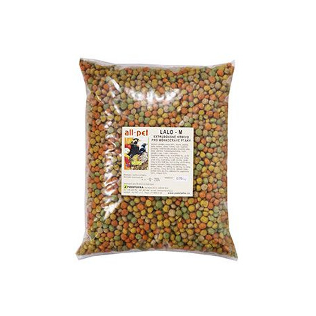 Krmivo pro Ptáky All LALLO-M extrudované 0,75kg