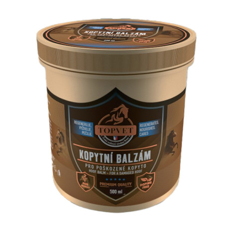 Kopytní balzám pro poškozené kopyto TOPVET 500ml