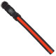 Obojek Dog Fantasy USB LED nylonový svítící S-M oranžový 1,9x35-50cm