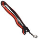 Vodítko Dog Fantasy USB LED nylonové běžecké oranžové 2,5x180-250cm