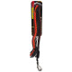 Vodítko Dog Fantasy USB LED nylonové běžecké oranžové 2,5x180-250cm