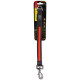 Vodítko Dog Fantasy USB LED nylonový přepínací svítící oranžové 2,5x39cm