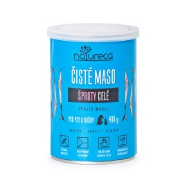 NATURECA konz. šproty celé pro kočky, pro psy 400g