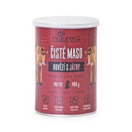 NATURECA konz. hovězí s játry pro psy 400g