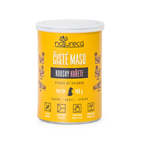 NATURECA konz. kuřecí kousky pro psy 400g