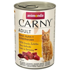 Animonda konz. kočka CARNY Adult hov/kuře/kachna 400g
