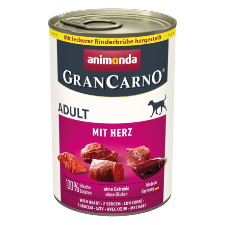 Animonda pes GRANCARNO konz. ADULT srdce 400g