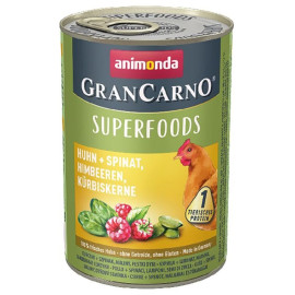 Animonda pes GRANCARNO konz. Superfoods kuřecí 400g