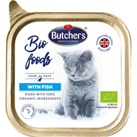 Butcher's Cat Bio s rybou vanička 85g