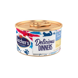 Butcher's Cat Delic. Dinners tuňák+ryby konz. 85g
