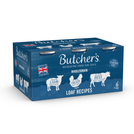 Butcher's Dog Original hovězí/kuř/jehněčí konz.6x400g