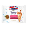 Butcher's Cat Delic.Dinners kuř+ját/kuř+hov kaps4x100g