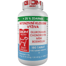 Giom S pes Intenzivní kloubní výživa 180 tbl+25%zdarma