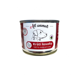 All Animals DOG Krůtí kousky 200g