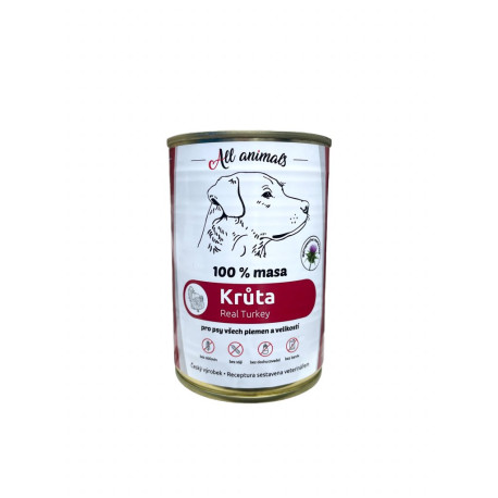 All Animals DOG Krůtí mleté 400g