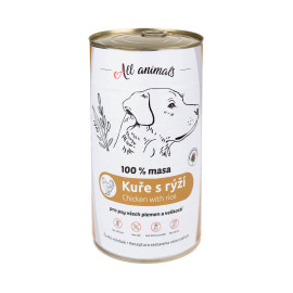 All Animals DOG kuřecí mleté s rýží 1200g