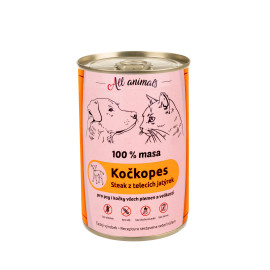 All Animals kočkopes konz. Telecí jatýrka 400g