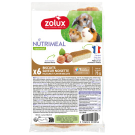 Poch. NUTRIMEAL Cookies hlodavci oříšky 6ks Zolux