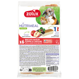 Poch. NUTRIMEAL Cookies hlodavci jablko,karob 6ks
