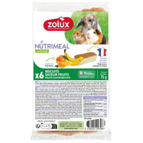 Poch. NUTRIMEAL Cookies hlodavci pomer.banán 6ks