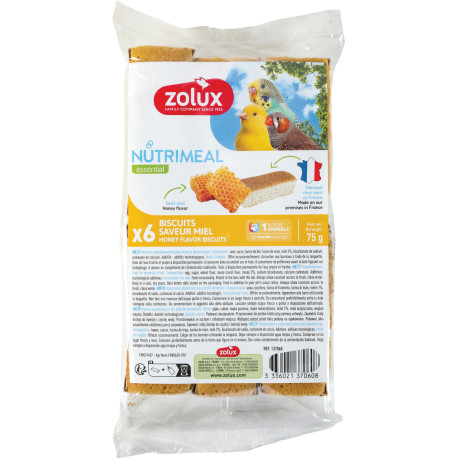 Poch. NUTRIMEAL Cookies exoti med 6ks Zolux